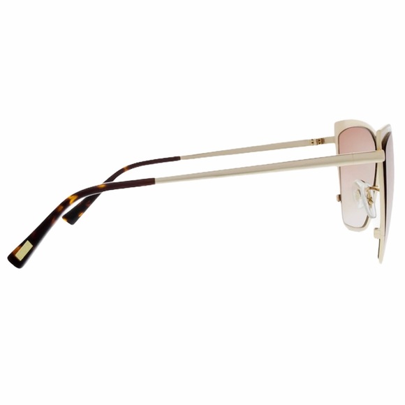 DIFF Grace Sunglasses Gold Frame Brown Gradient Lens Oversized Cateye - Picture 7 of 10